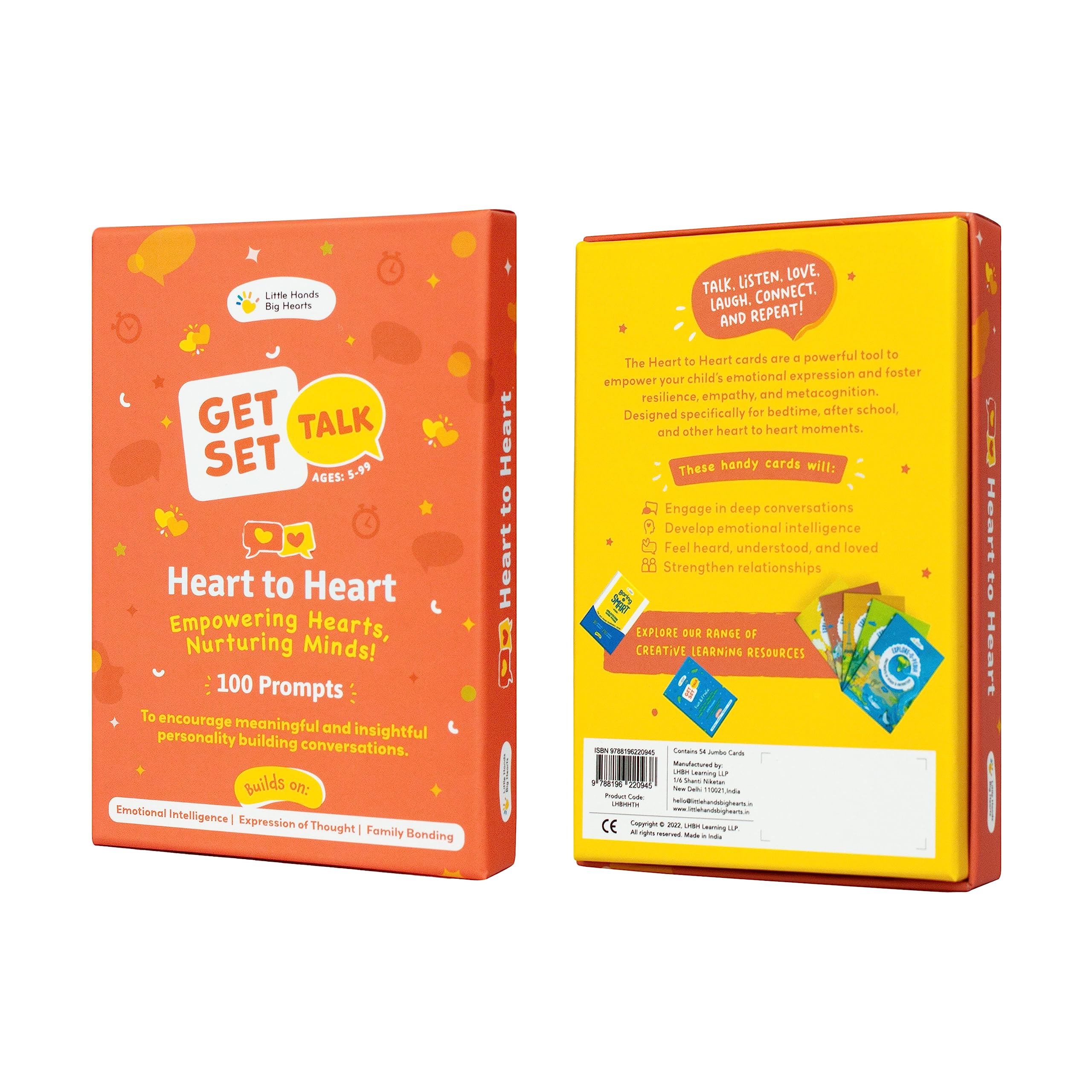 Little Hands Big Hearts Heart to Heart Cards | Jumbo Conversation Cards for Kids | Flashcards for Kids | Feelings Flashcards for Kids | Family Connection | Fun and Meaningful Conversations (8196220944) Amazon Price History, Amazon Price Tracker