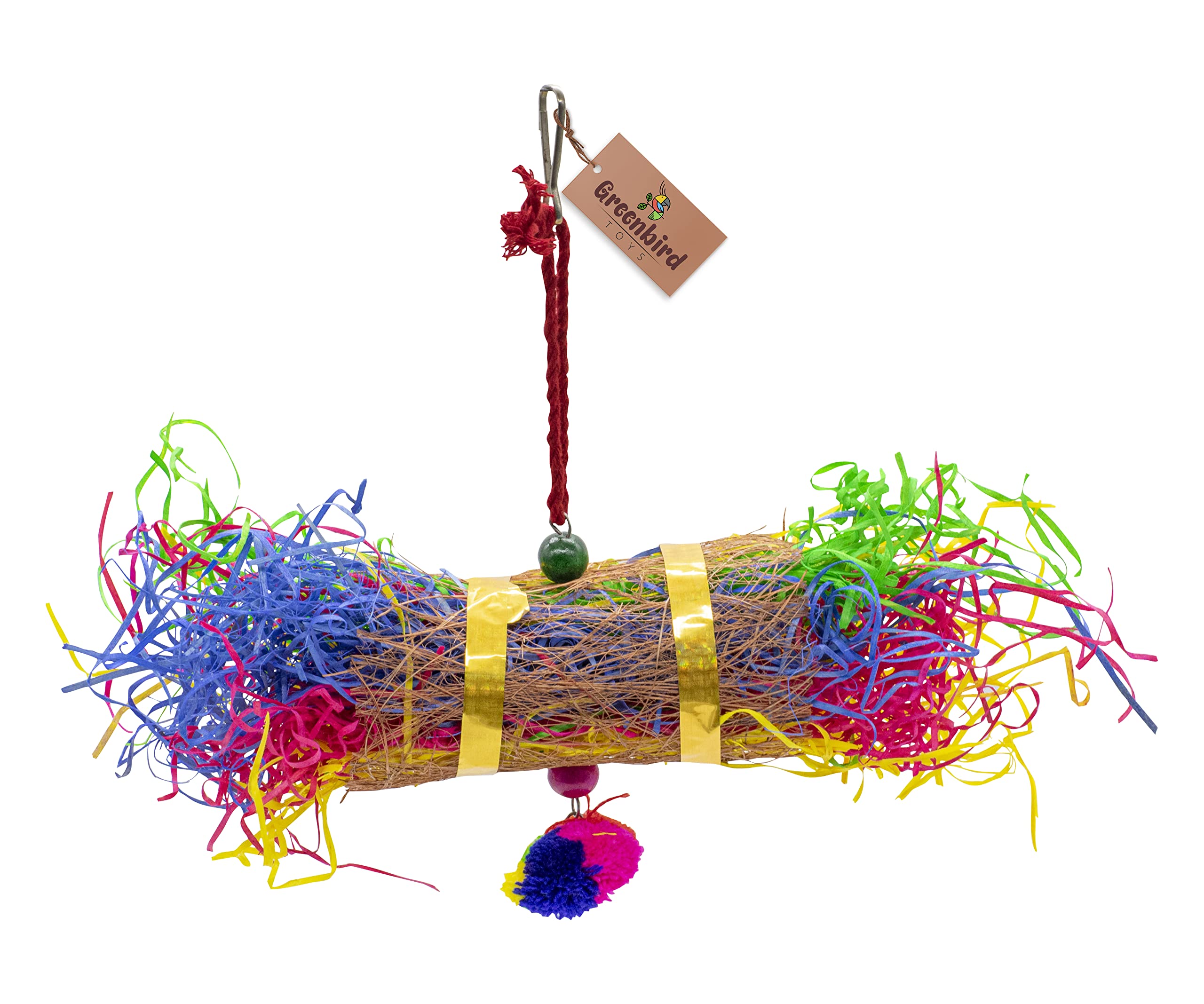 GREENBIRDS Toys Paper Foraging Paper Shredded Toy for Birds Chew Toy Cage Accessories for Bird Parrots, Cockatiel, Lovebird, Budgerigar, Finches Birds (B0BR3XSTF4) Amazon Price History, Amazon Price Tracker
