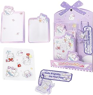 FunBlast Cute Cat Sticky Notes – Cat Memo Pad, Kawaii Sticky Note for Kids & Girls, Self Adhesive Notes and Bookmark, Stat... Price In India