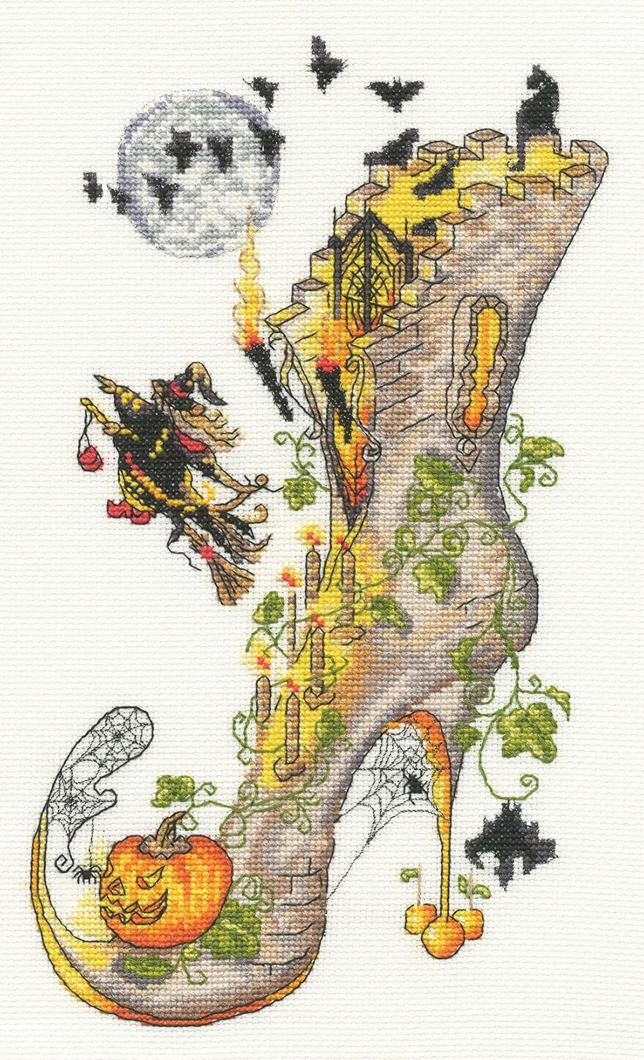 Halloween Cross Stitch Kit by Bothy Threads