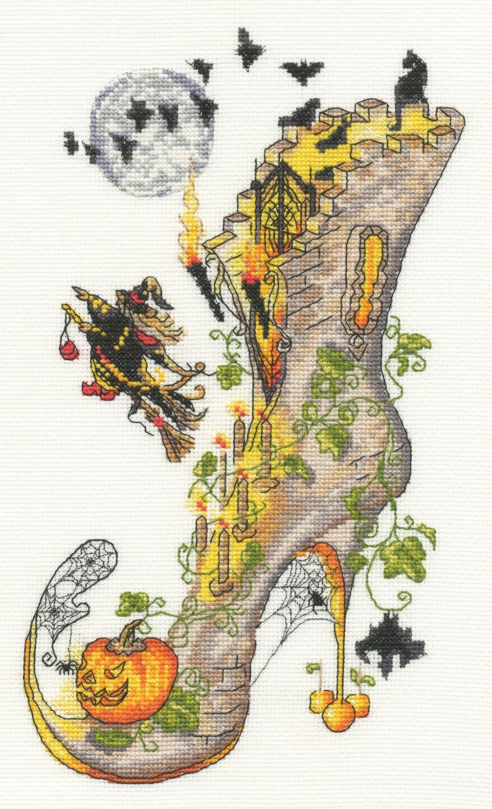 Halloween Cross Stitch Kit by Bothy Threads