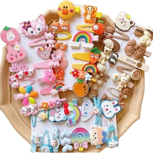 Korean Hair Clips Set of 28 Multicolor