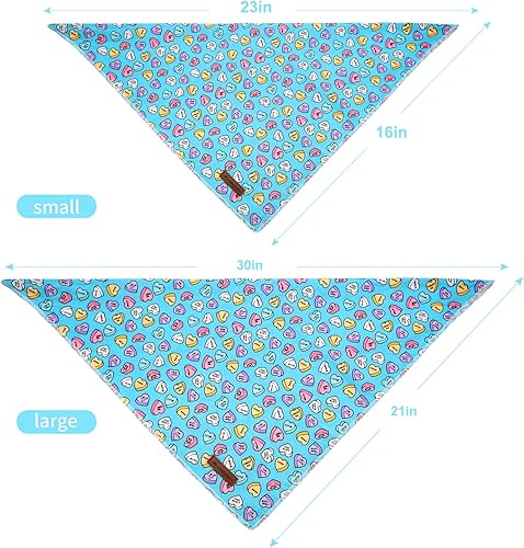 Miniatura 3 de MR. CHUBBYFACE - Pañuelos de Halloween con diseño de calabaza, fantasma, reversibles, triangulares, bufanda, accesorios para perros, gatos, mascotas