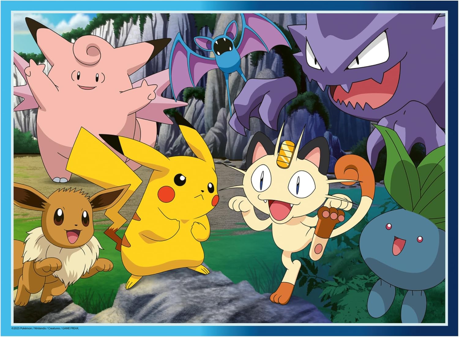 Ravensburger Children's Puzzle - 12004142 Catch the Pokémon! - Pokémon Puzzle for Children from 9 Years, with 300 Pieces in XXL Format
