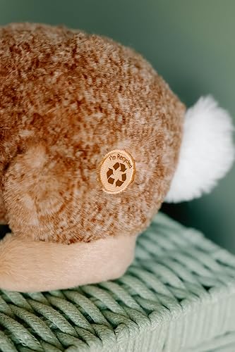 Miniatura 7 de The Petting Zoo Peluche de conejo, regalos para niños, animales salvajes de la vida silvestre, conejo marrón, 12 pulgadas