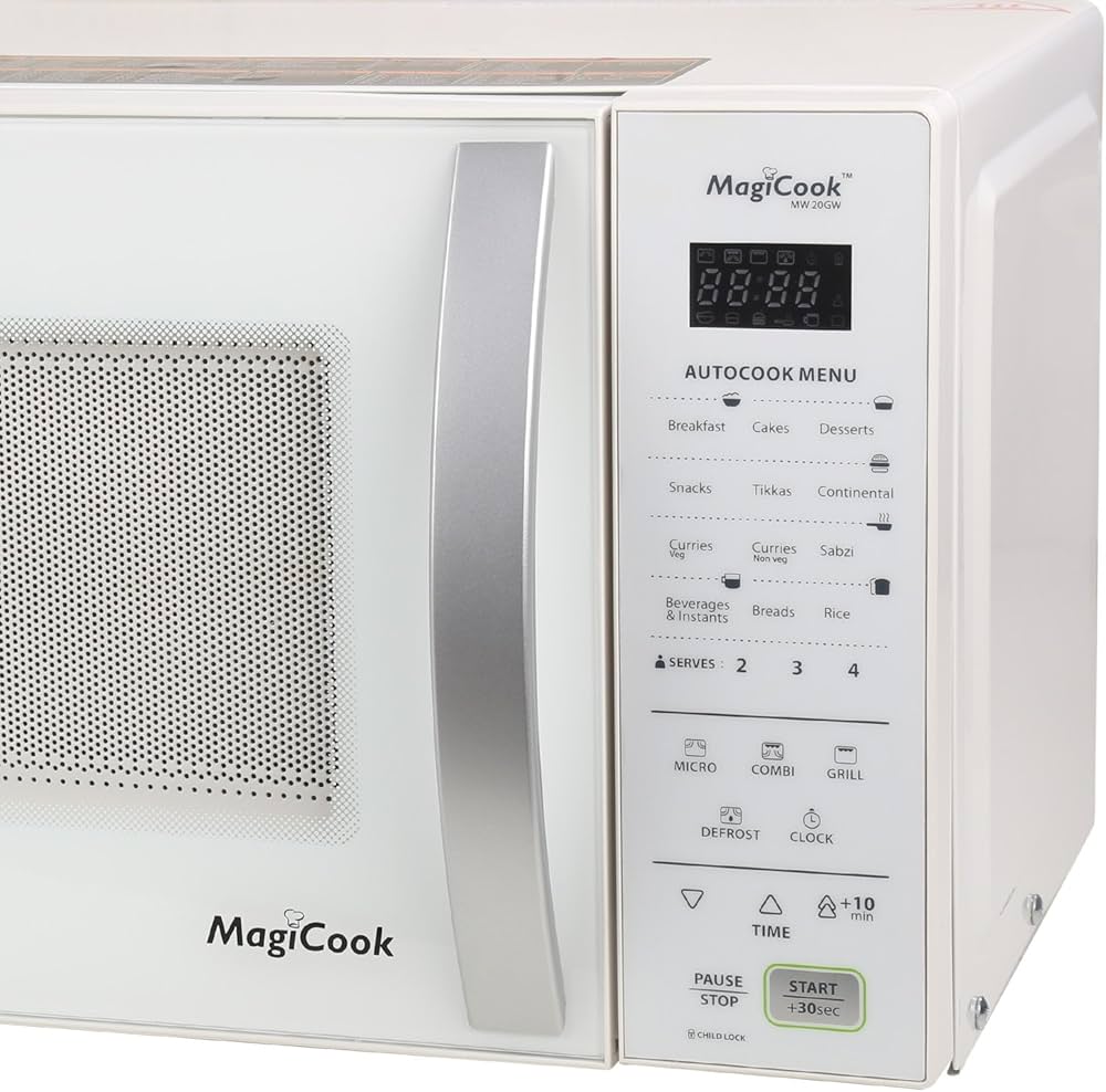 Whirlpool 20 L Convection Microwave Oven (Magicook 20C Knobs, Stainless Steel) : Amazon.in: Home & Kitchen