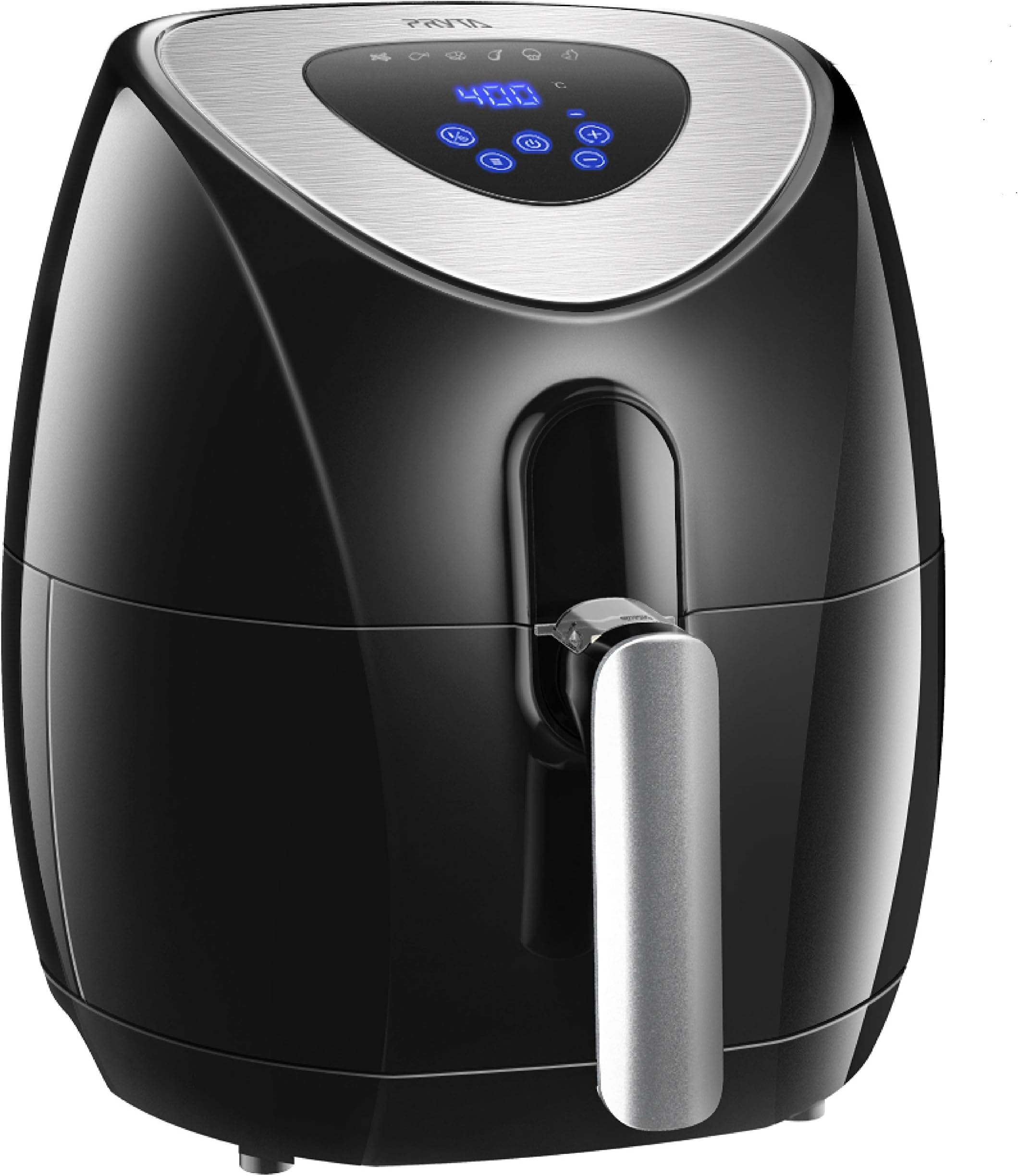 Air Fryer, 3.4 Quart 6 Cook Presets Oil Less Fryer Comes with 50 Recipes, Touch Screen Control, Dishwasher Safe, Non-Stick Interior, 1500W