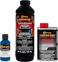 Vista 54 de Custom - Revestimiento protector de 1.5 galones (6 cuartos), para caja de camión,para rodillo, brocha o rociador con kit de aplicador de pincel