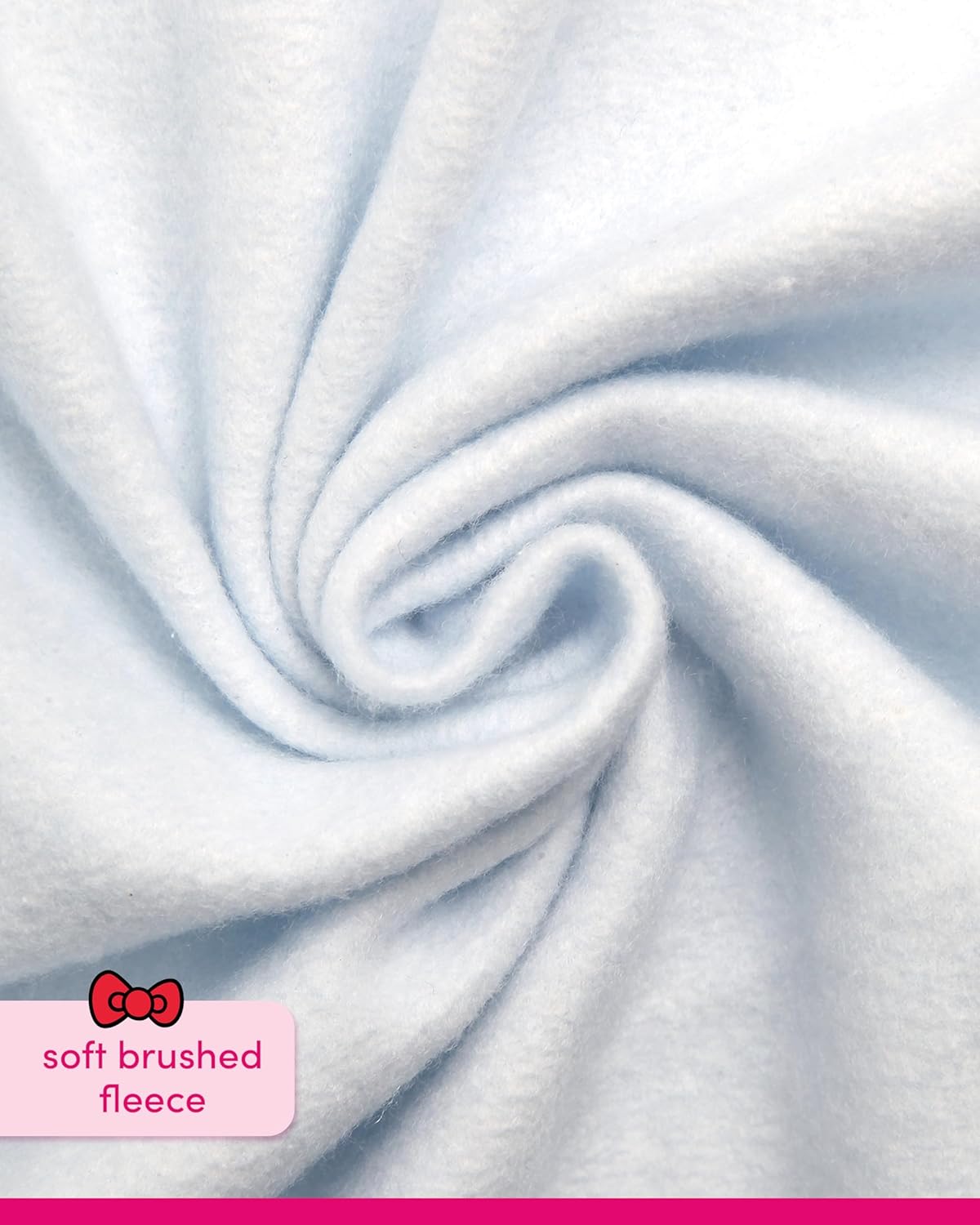 Hello Kitty Girls Hoodie - Soft Fleece Breathable Full Zip Up Hoodie - Casual Fashion Sweatshirt for Girls (Sizes 4-12) - Image 4