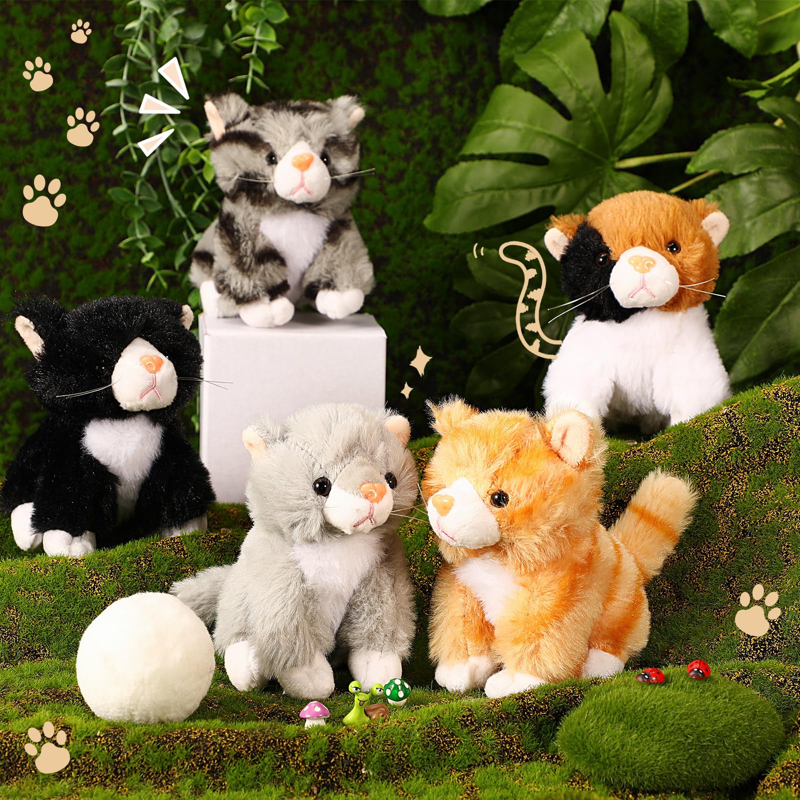 Libima 2 Pcs 16 Inch Cat Weighted St￭ Animals 1.5 Lbs...