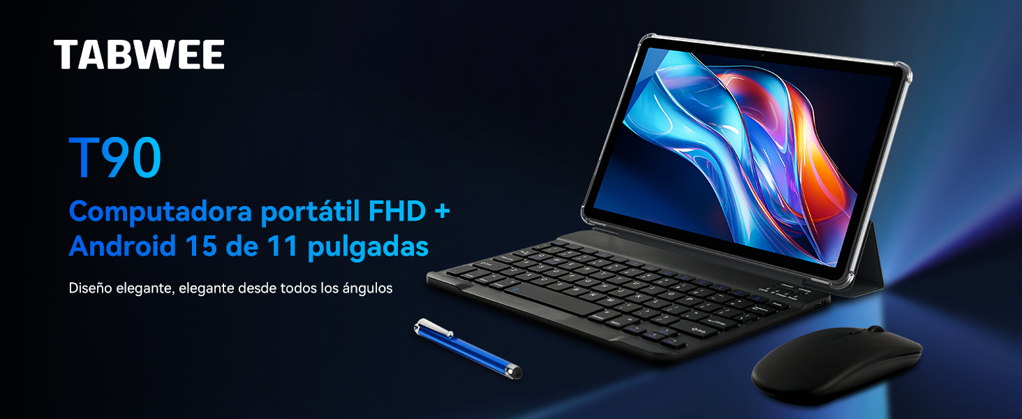 TABWEE Tablet 11 Pulgadas, Tablets Android 15, 24GB RAM+128GB ROM