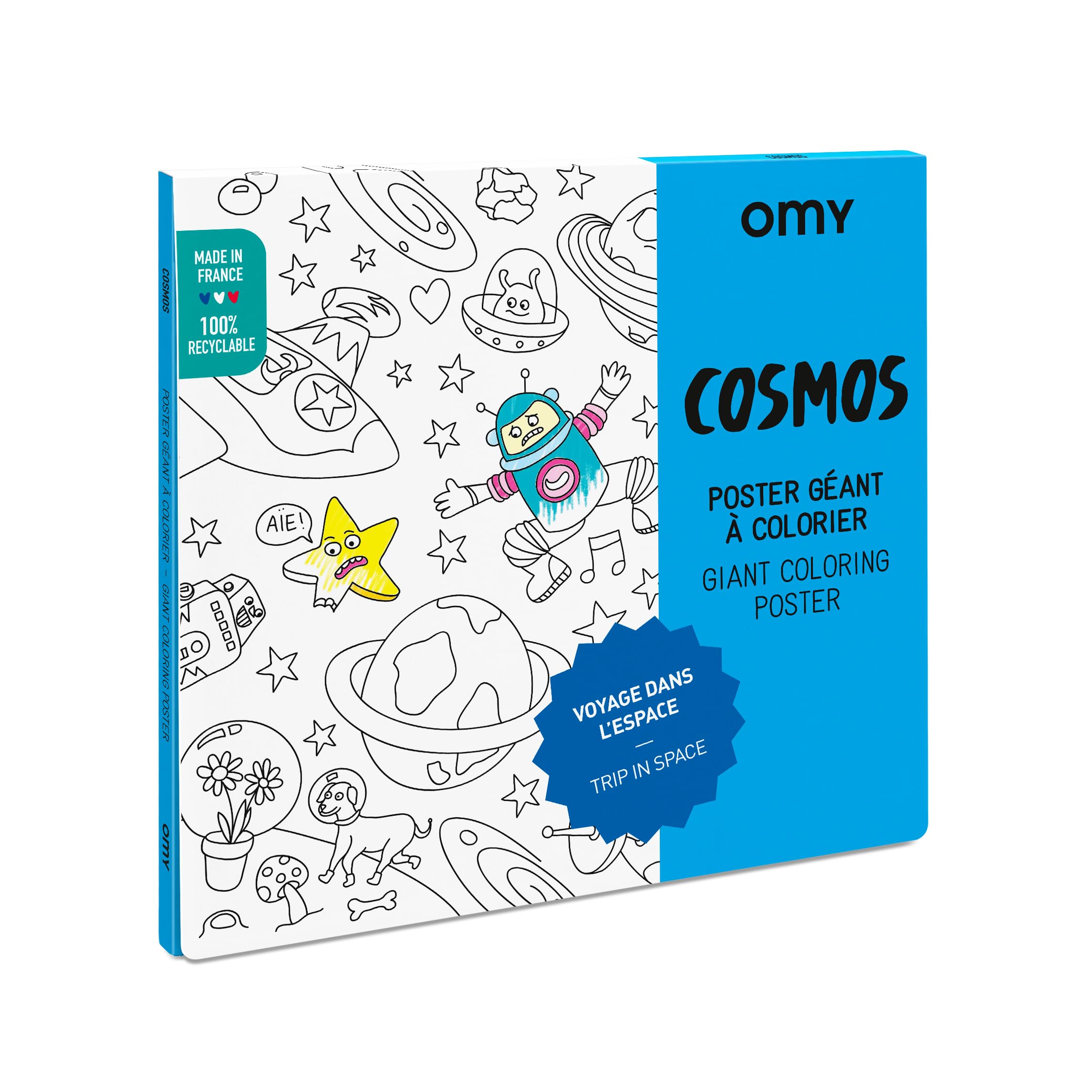 Poster Gigante Da Colorare Cosmos 100 X 70 Cm-image