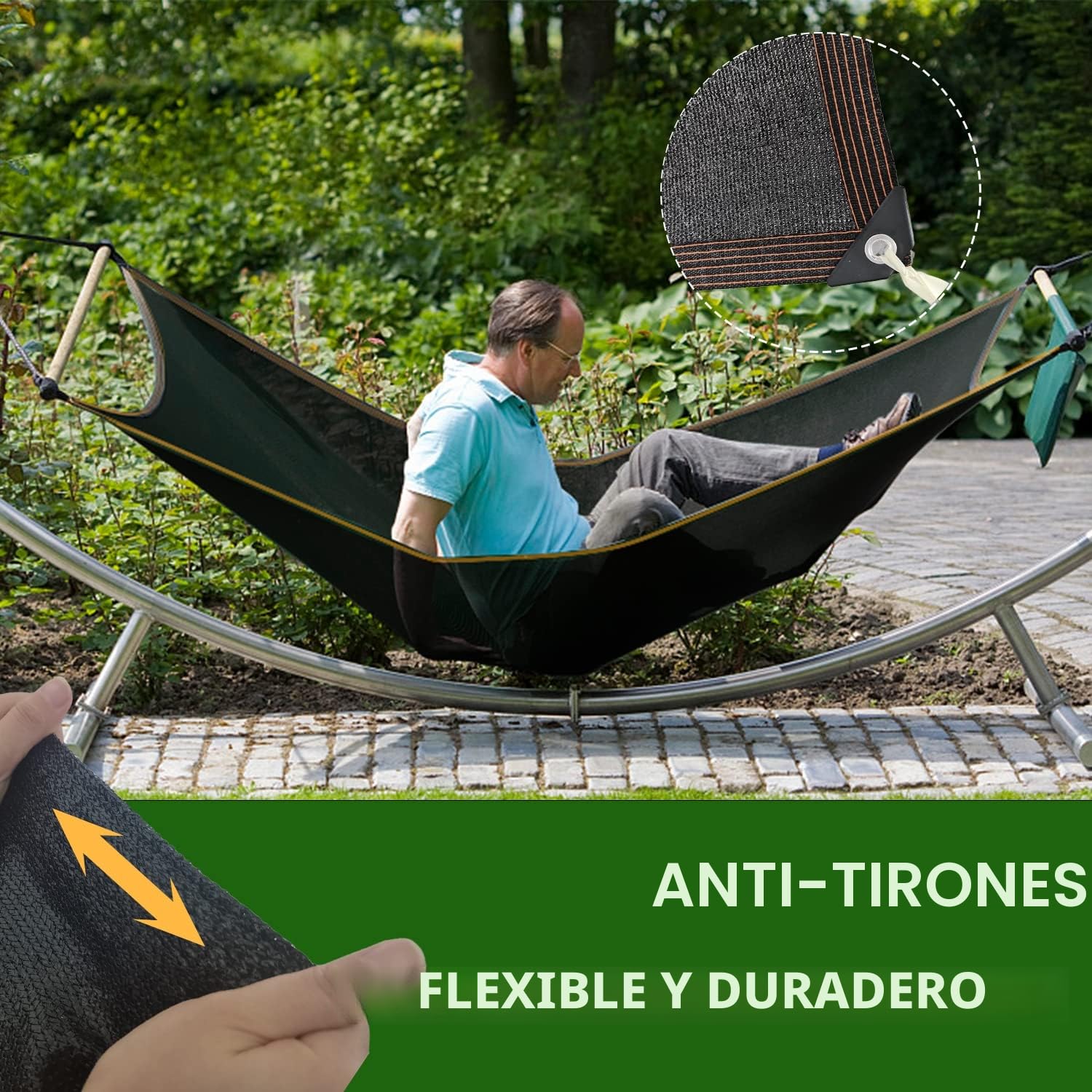 Toldo rectangular – 3 x 4 m, resistente, 70 % protección solar, tela negra, toldo para balcón, terraza, jardín, protección UV para plantas, casetas de perros, piscina