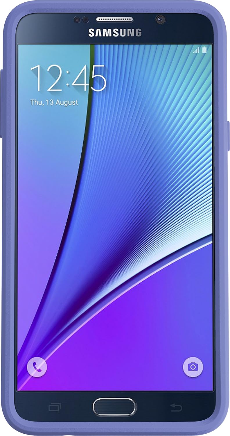OtterBox SYMMETRY SERIES Case for Samsung Galaxy Note5 - Retail Packaging - POWDER PURPLE (Whisper White/Periwinkle Purple)