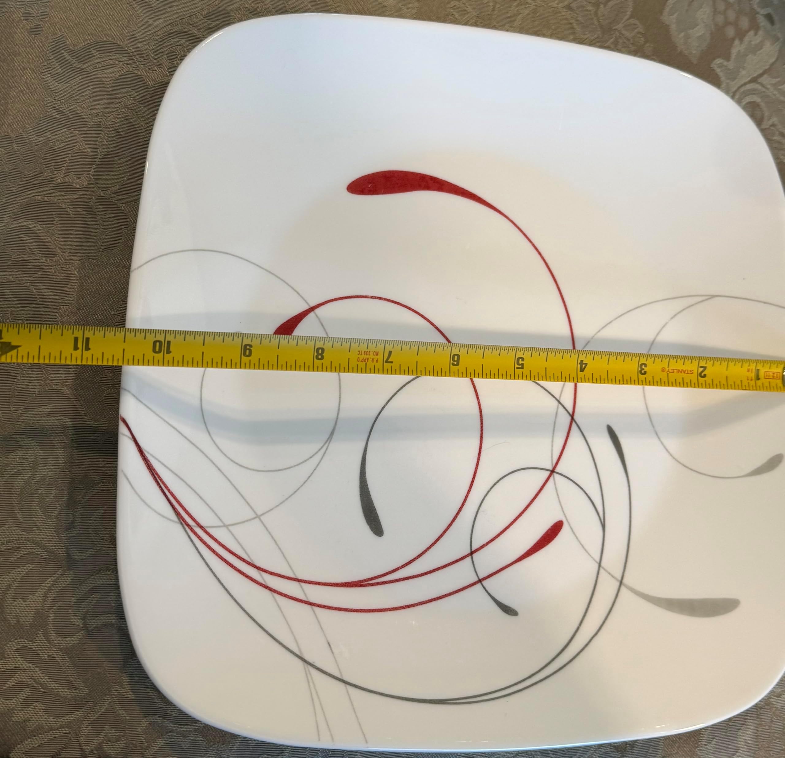 Square 10-1/4-Inch Dinner Plate, Splendor