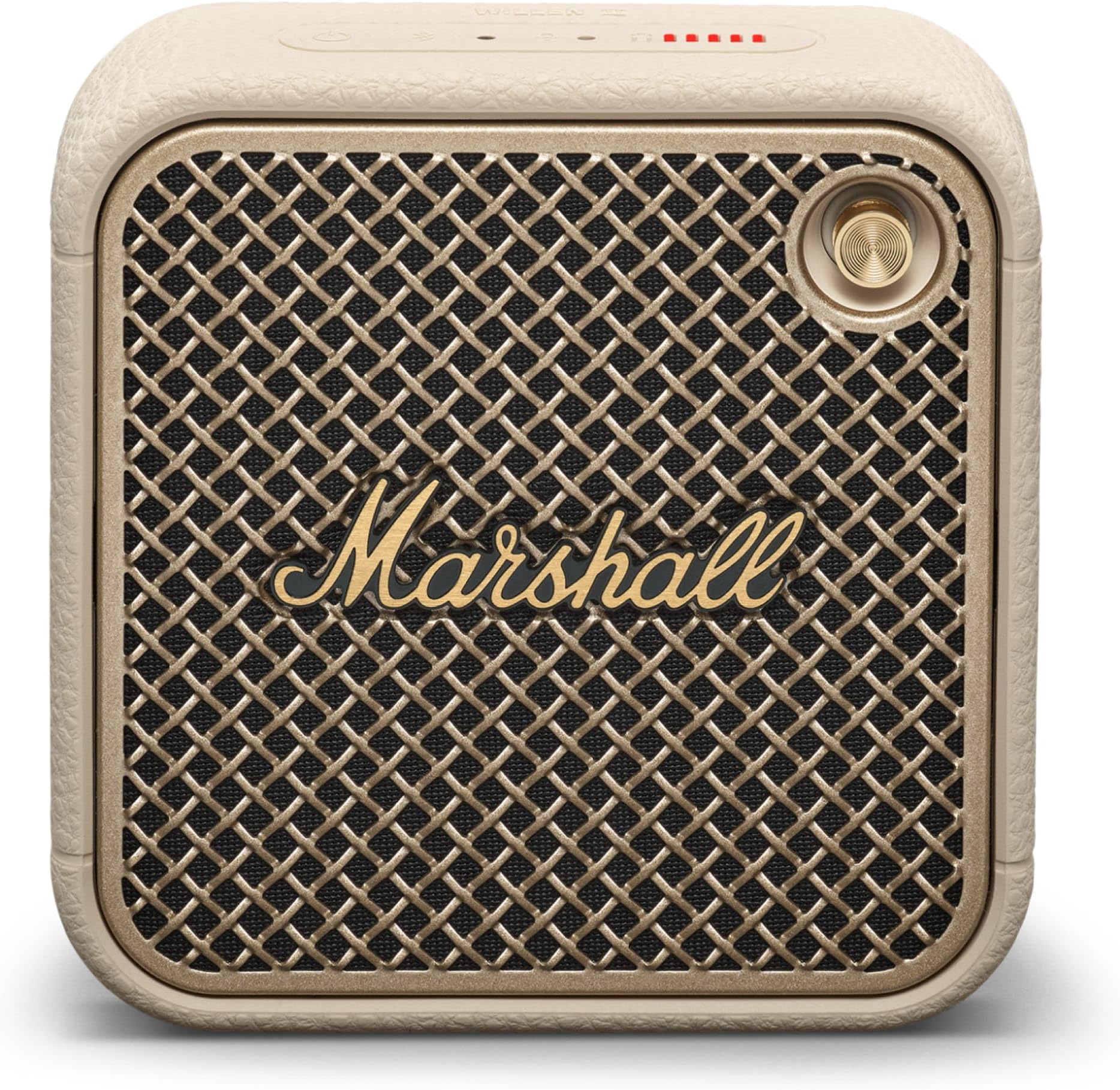 Marshall Willen II Wireless Bluetooth Speaker, over 17+ Hours Playtime, Dust and Waterproof Design (Cream)