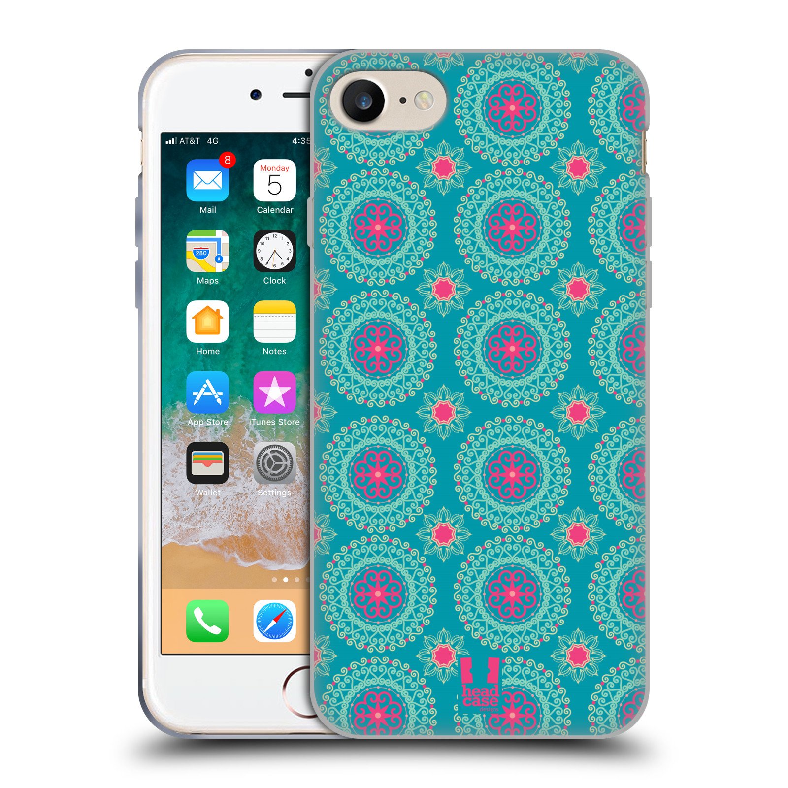 Coque iPhone SE kaléidoscope bohème pour vos sorties et voyages