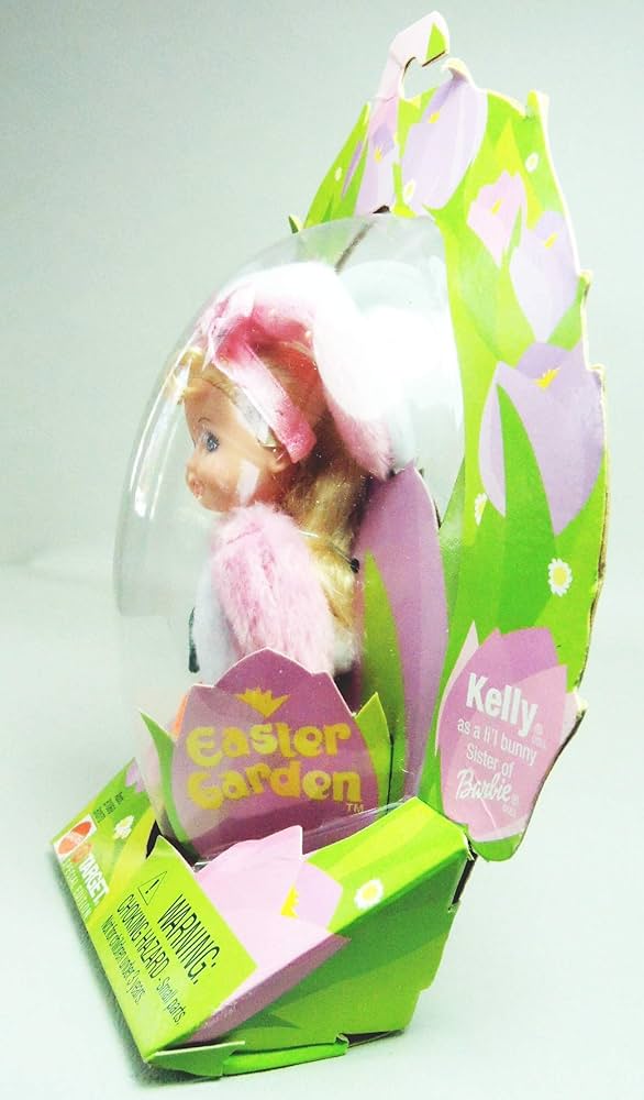 Amazon.com: 2002 Mattel Easter Garden Kelly in Pink Bunny Suit