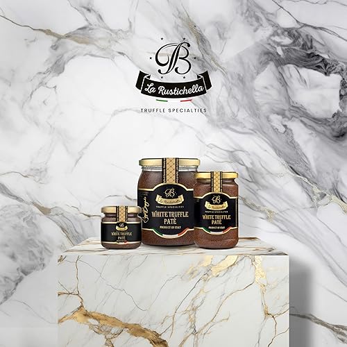 Miniatura 6 de La Rustichella - Paté de trufa blanca 9.88 oz (280 gr) - 100% fabricado en Italia  Vegano, sin gluten, sin colesterol