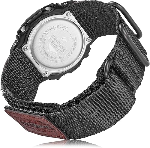 Miniatura 14 de Correa de reloj de 0.630 in para Casio G-Shock DW5600/8900, GA100/110/120, GD100/110/120, GW6900, GWM5610, correa de reloj de nailon con tres