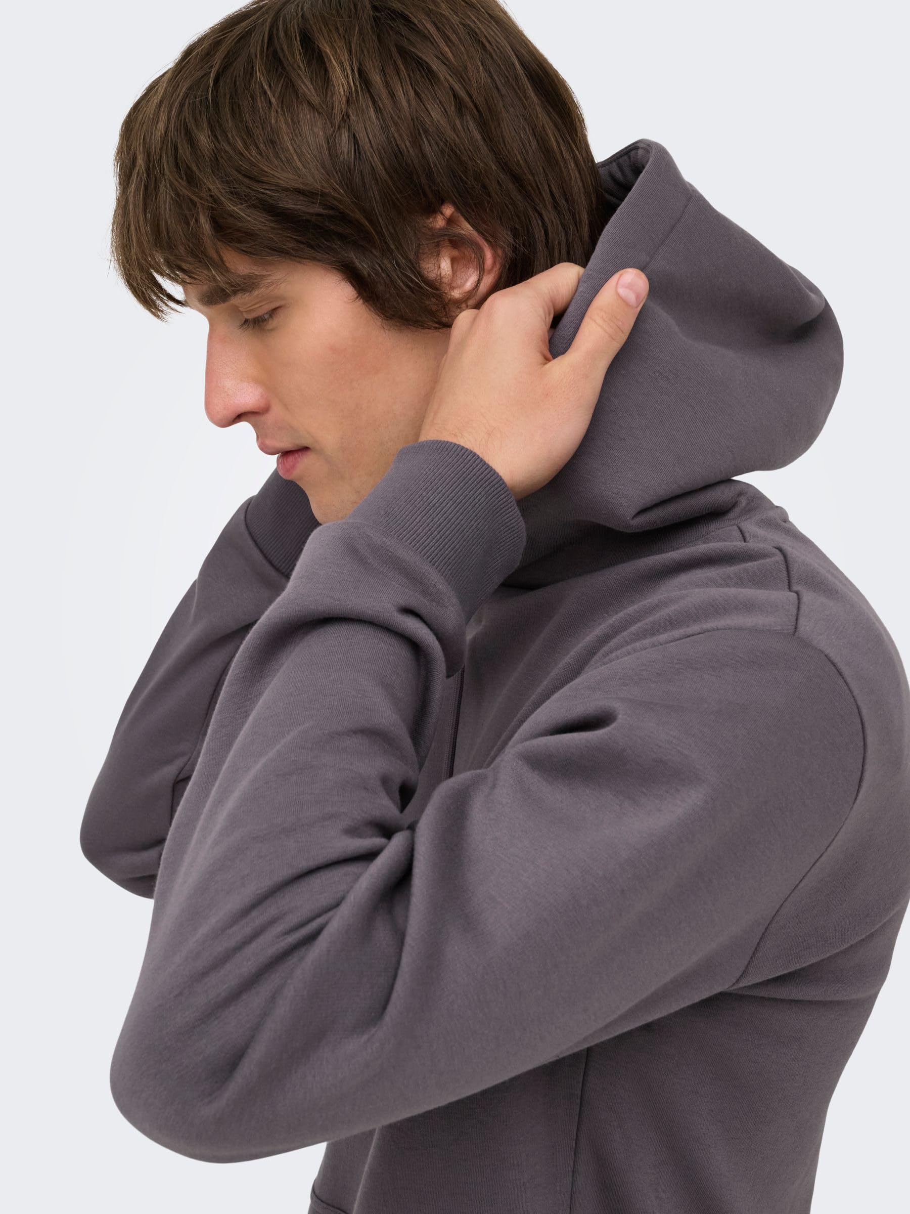 ONLY & SONS Onsceres bluza z kapturem Sweat Noos, rabbit, XXL