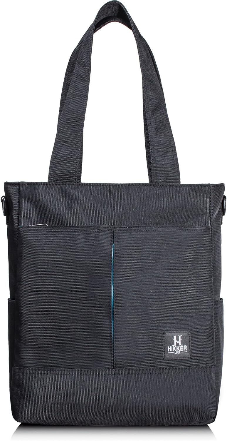 [HIKKER-LINK] トートバッグ ショルダーバッグ 3WAY 縦型 A4 14インチPC 大容量 HL7105