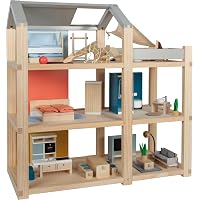 Casa delle bambole Natura con mobili