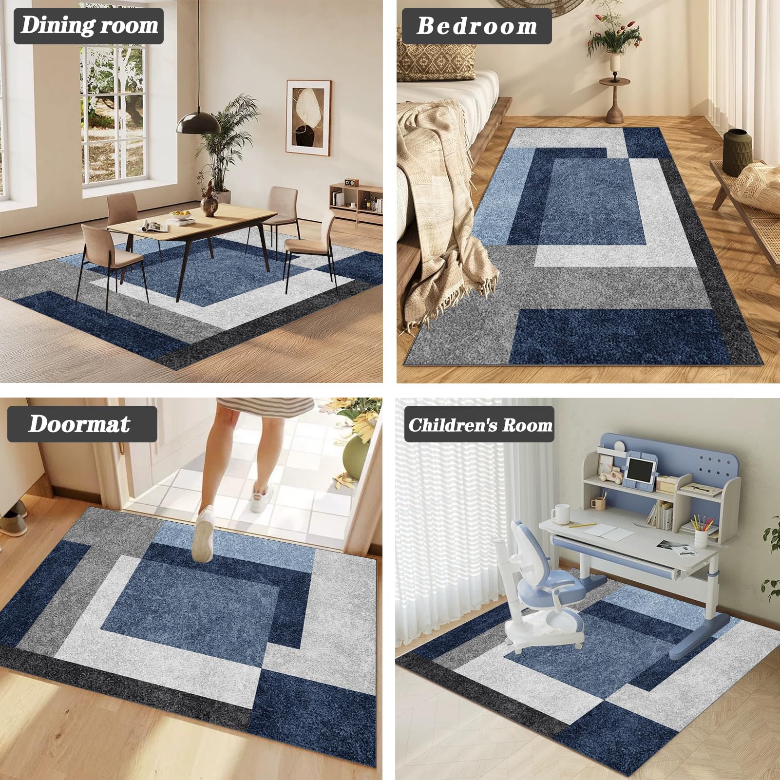 Tappetini per Sedie da Ufficio - Tappeto per Sedia Gaming - Tappetino per Pavimenti duri da Ufficio - Tappetino Pavimenti per Parquet - Tappeto Gaming Pavimento 120 x 160 cm