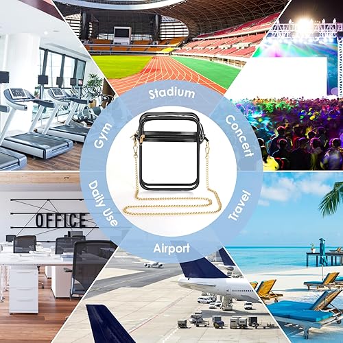 Miniatura 8 de Bolsa transparente - Bolsa impermeable aprobada para estadios, conciertos, deportes, festivales