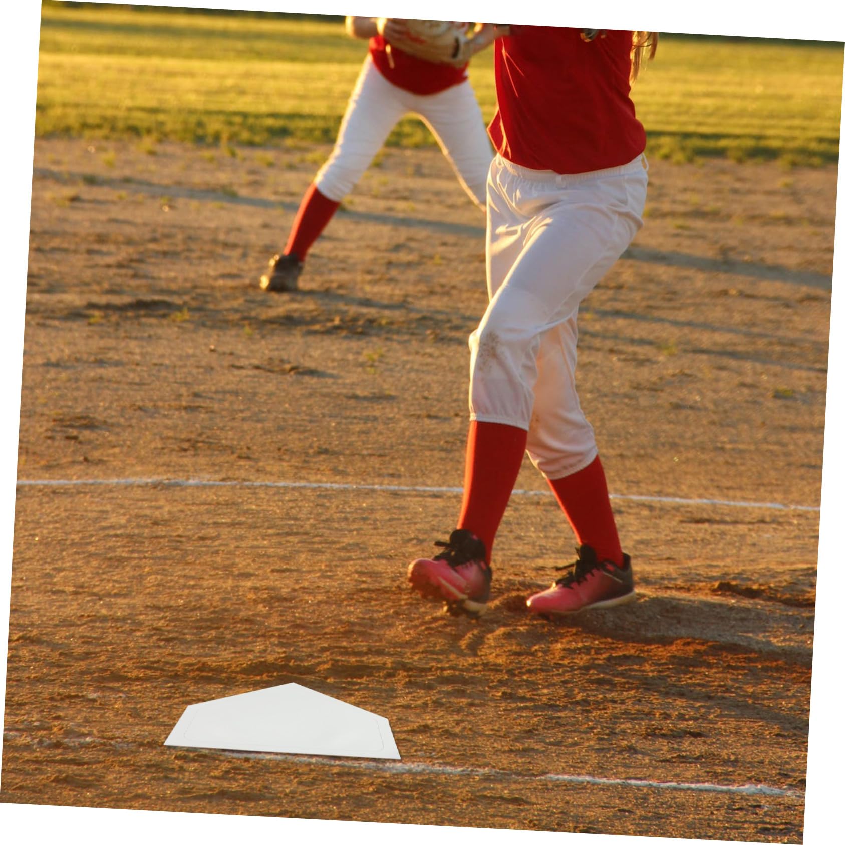 BESPORTBLE 5pièces Plaque Caoutchouc pour Baseball Tapis De Base Imperméable Plaque De Base Antidérapante Lot de Socles De Simple