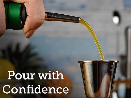 Miniatura 5 de Juego de jigger de barra para camareros  Herramienta de medición de doble jiggers  2 jigger de cóctel de acero inoxidable con capacidad para  oz a 1