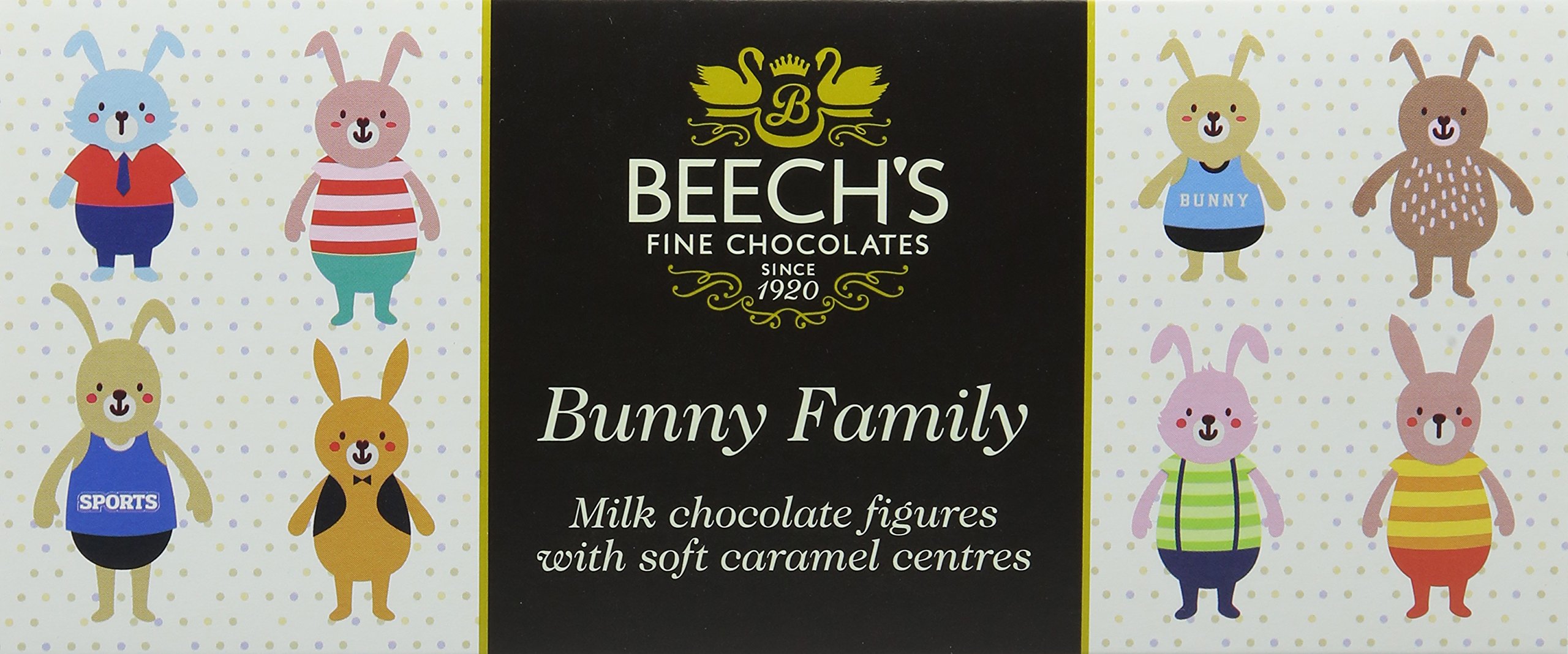 Beech's Fine ChocolateMilk Chocolate Bunny Family 100 g