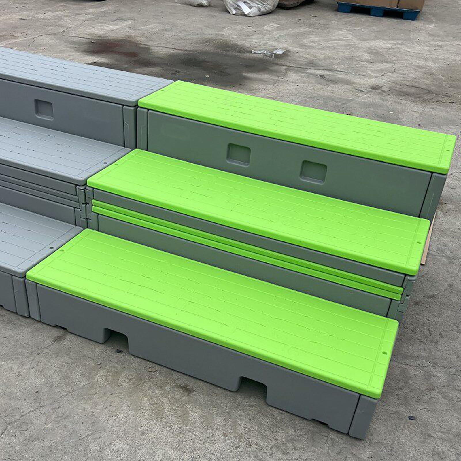 3-Tier Interlocking Choral Riser System Modular Stackable Performance