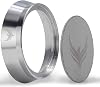 Magnetic 58 mm Dosing Ring & Puck Screen Set - Stainless Steel - Portafilter Funnel Compatible with 58 mm Porta Filter - Espresso Accessories for E61 Gaggia Lelit Rocket Profitec ECM