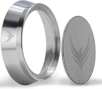 Vista 8 de Juego de pantalla de pastilla de espresso de embudo dosificador de 54 mm KNODOS Juego de gatillo de molinillo, embudo portafiltro y filtro