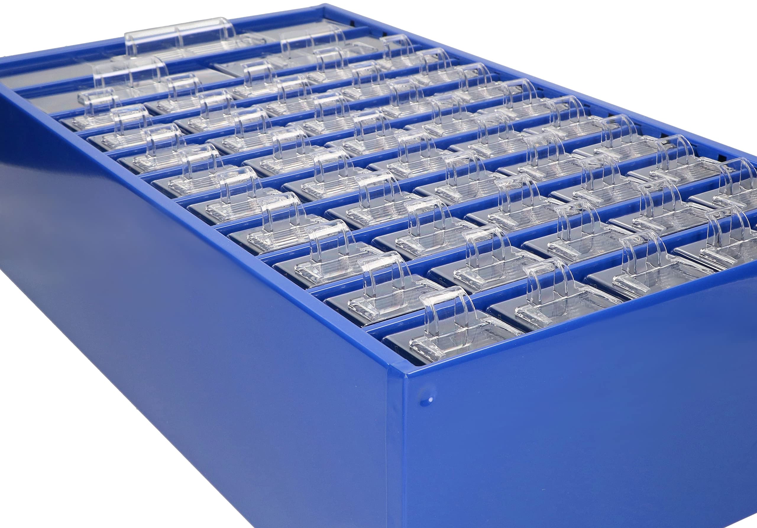 KOTARBAU® Caja de Almacenamiento, Organizador de Taller, 306 x 551 x 150 mm, Organizador de Piezas pequeñas, Metal, 48 cajones/compartimientos, Caja de clasificación, Caja de Herramientas, Tornillos