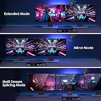 Vista 5 de BIFALE Cable DisplayPort 2.1 de 6.6 pies con certificación VESA, cable DisplayPort de 16K 2.0 compatible con HDR, DSC 1.2a, 80Gbps, 16K @60Hz, 8K