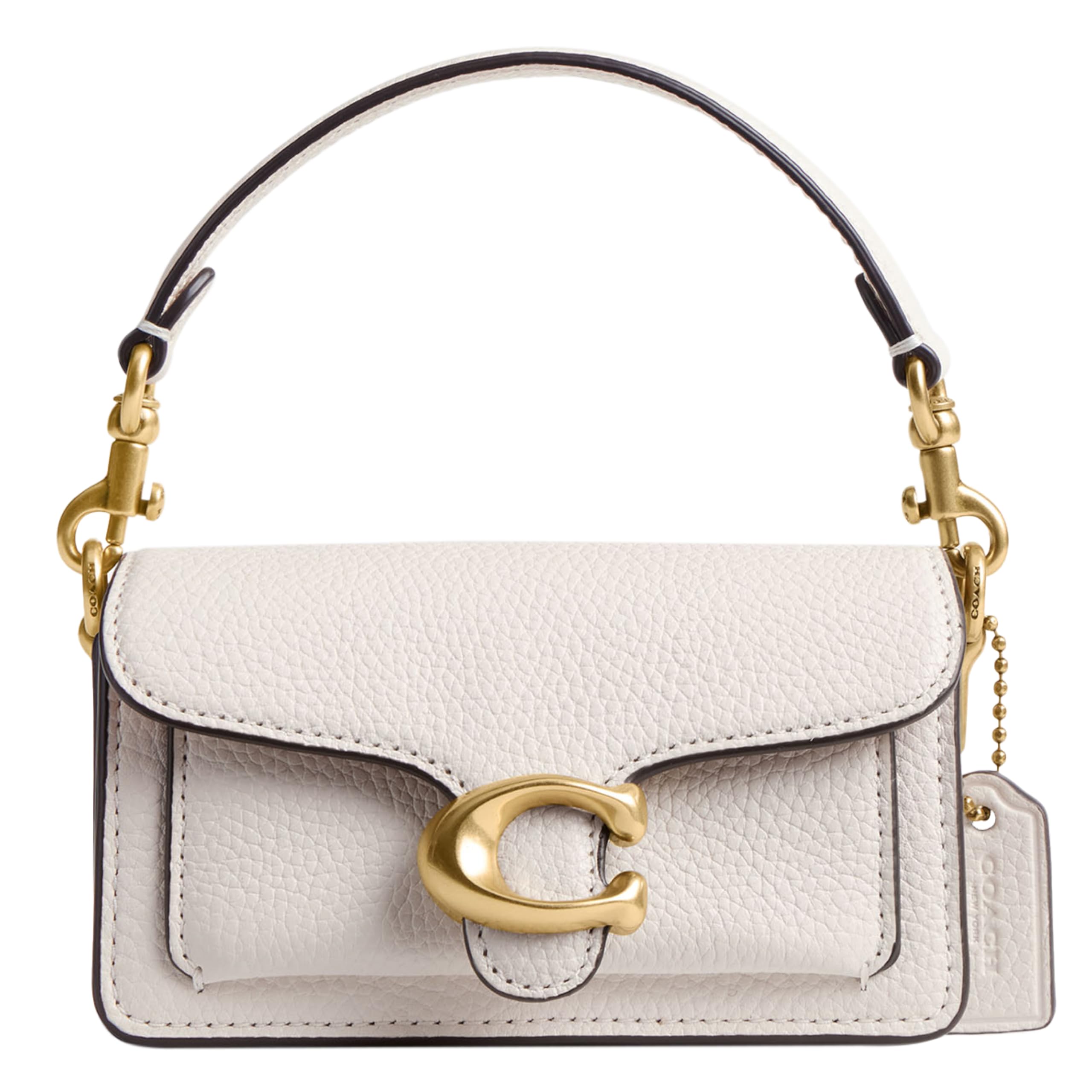 COACH, Womens, Tabby 12, Chalk, One Size