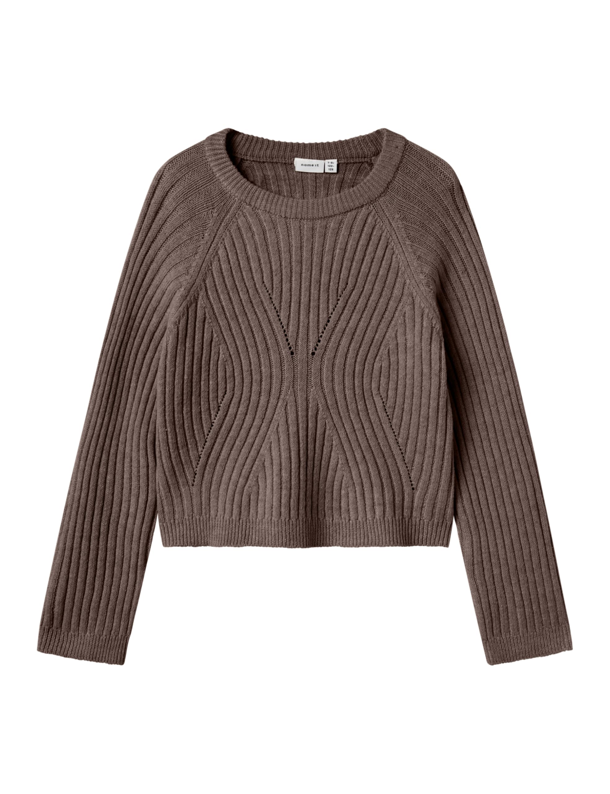 NAME IT Mädchen Nkfrikine Ls Short Knit Pullover P