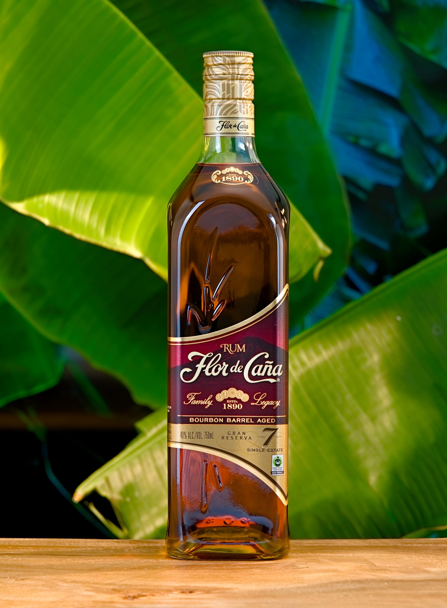 Flor de Caña Ron 7 Años Gran Reserva - 1 botella de 70 cl — view 2