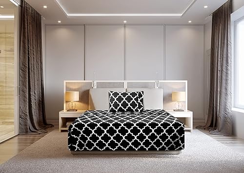 Miniatura 7 de Utopia Bedding Juego de sábanas de 4 piezas, microfibra cepillada, resistente al encogimiento y a la decoloración, fácil cuidado (King, botánico,