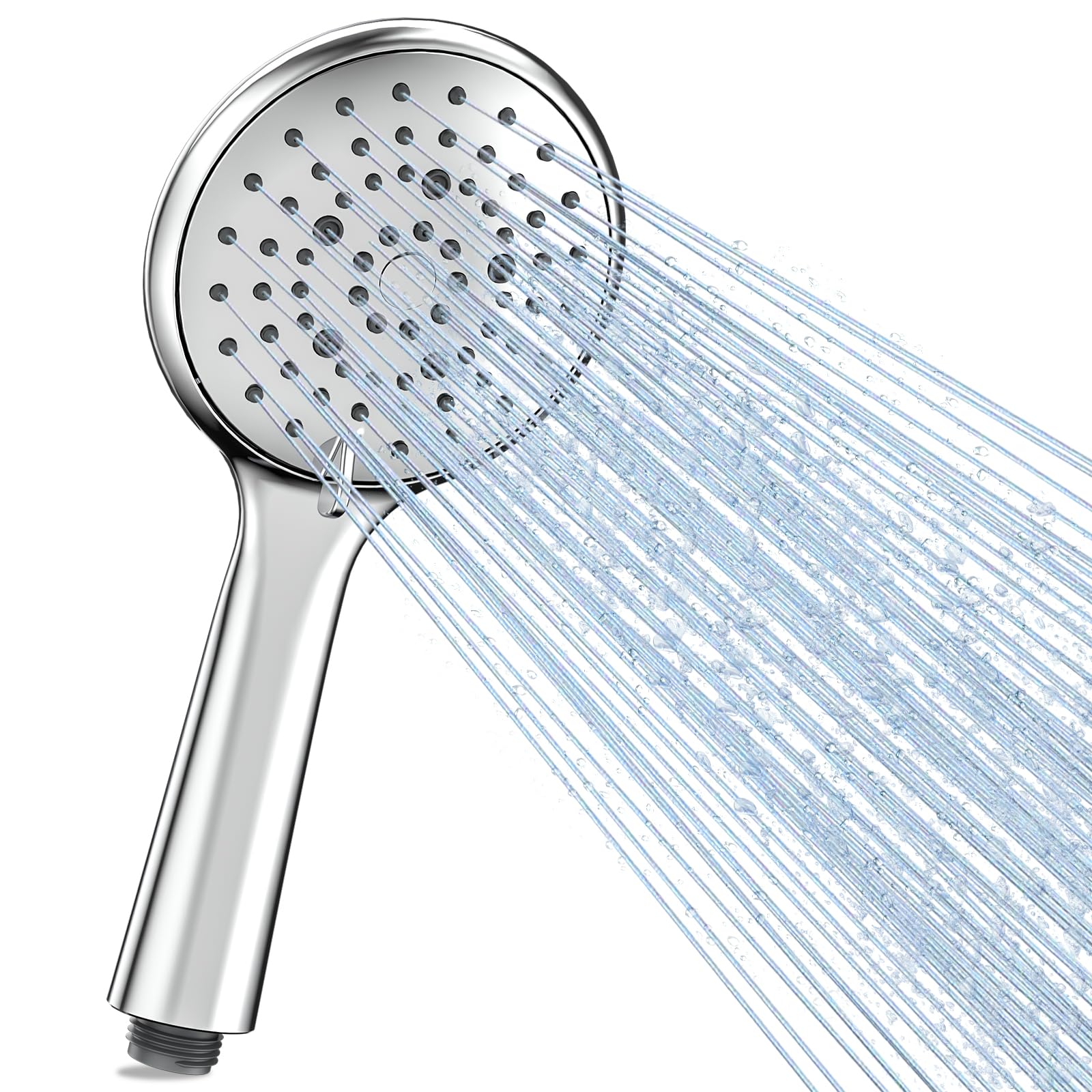 FEELSO High Pressure Shower Head, 5 Spray Modes with Anti-Clog Nozzles