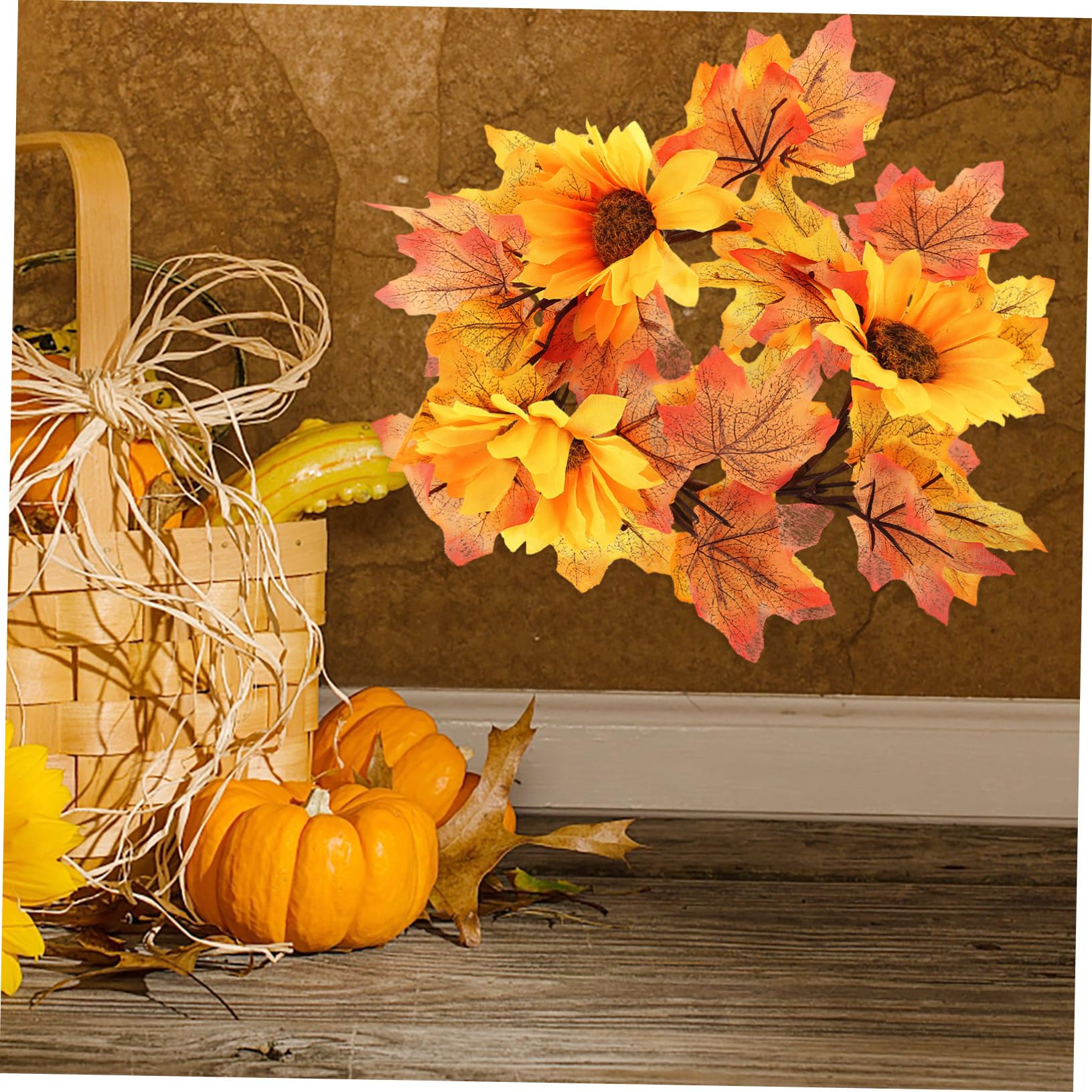 Ghirlanda Di Orpelli Autunnale 15 M – Con Foglie D'acero Metallizzate, Per Decorazioni Ringraziamento E Halloween