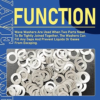 Amazon.com: 304 Stainless Steel Spring Wave Washers for M6