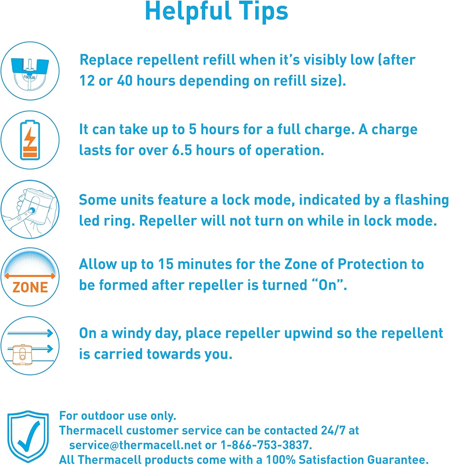 Thermacell Mosquito Repellent Radius Zone, Gen 2.0, Rechargeable; Includes 12-Hour Mosquito Repellent Refill; No Candle or Flame, Easy to Use & Long Lasting; DEET Free Bug Spray Alternative : Patio, Lawn & Garden