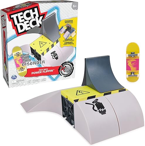 Miniatura 10 de TECH DECK, Pyramid Point, X-Connect Park Creator - Juego de rampas personalizables y construibles con patineta exclusiva, juguete para niños y niñas