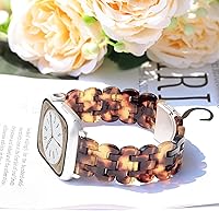 Vista 17 de Lightweight Resin Band For Apple Watch Series 11 10 SE 9 8 7 6 5 4 3 2 1 Ultra 3 2, Fashion Adjustable Replacement Strap for iWatch Bands 38mm 40mm