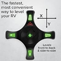 Vista 3 de Camco Camper EZ Level - Easy RV Leveling System - Features Illuminated Indicator Lights & Automatic Shut-Off Function when Not In-Use - Includes