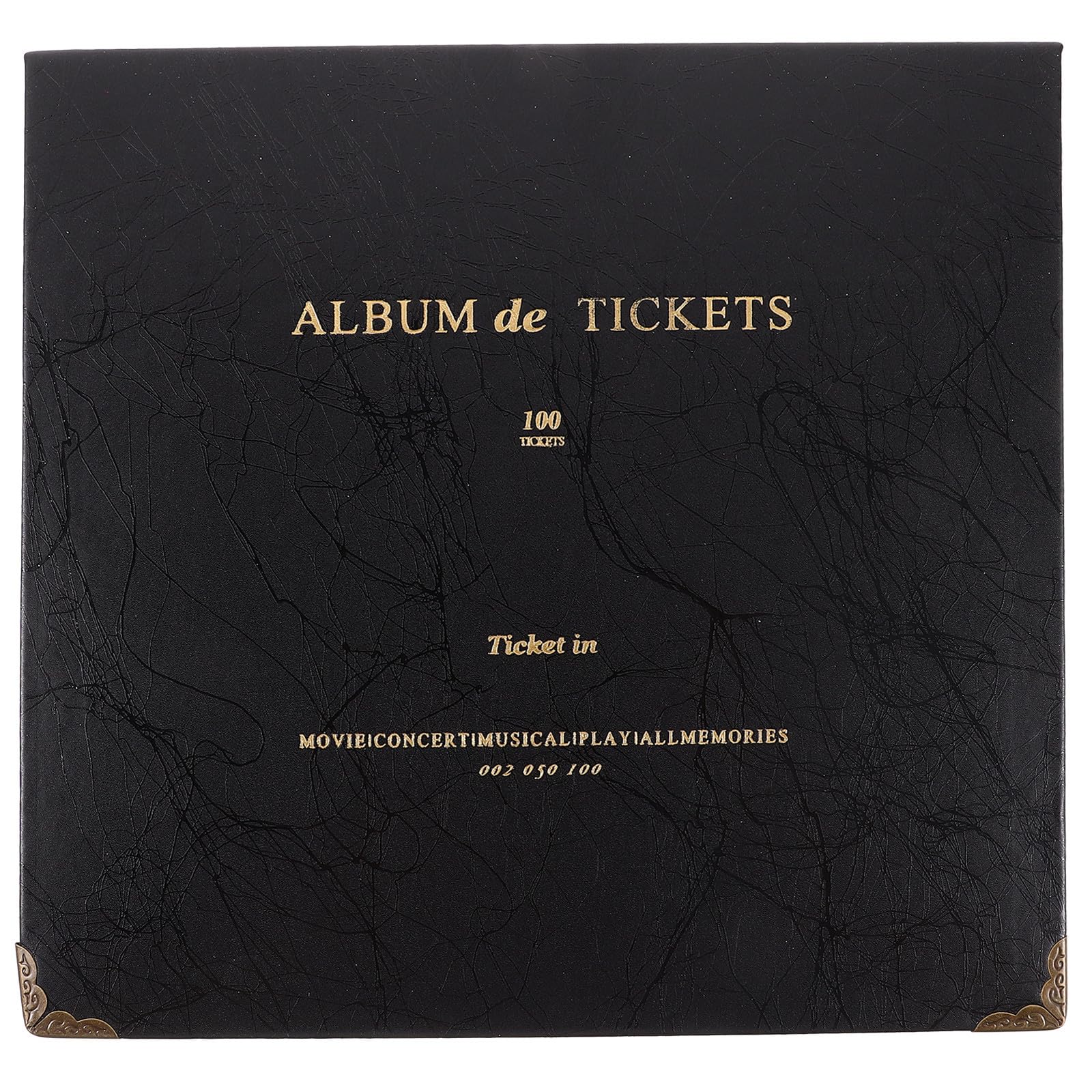 Album de rangement pour tickets DOITOOL, classeur A4 pour collectionner les souvenirs de cinéma