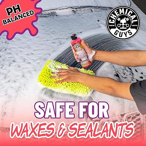 Miniatura 5 de Chemical Guys TORQ Foam Blaster - Kit de lavado para automóvil, jabón adhesivo de espuma de nieve, cera de espuma en aerosol de plátano Blazin' y